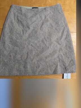 Theory Gray Tweed Mini Skirt